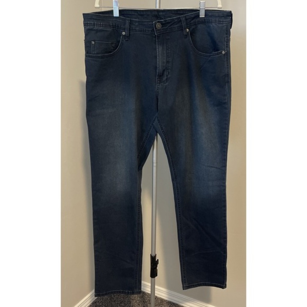 Buffalo David Bitton Jeans Mens Size 38x32‎ Axel Slim Stretch Blue Denim